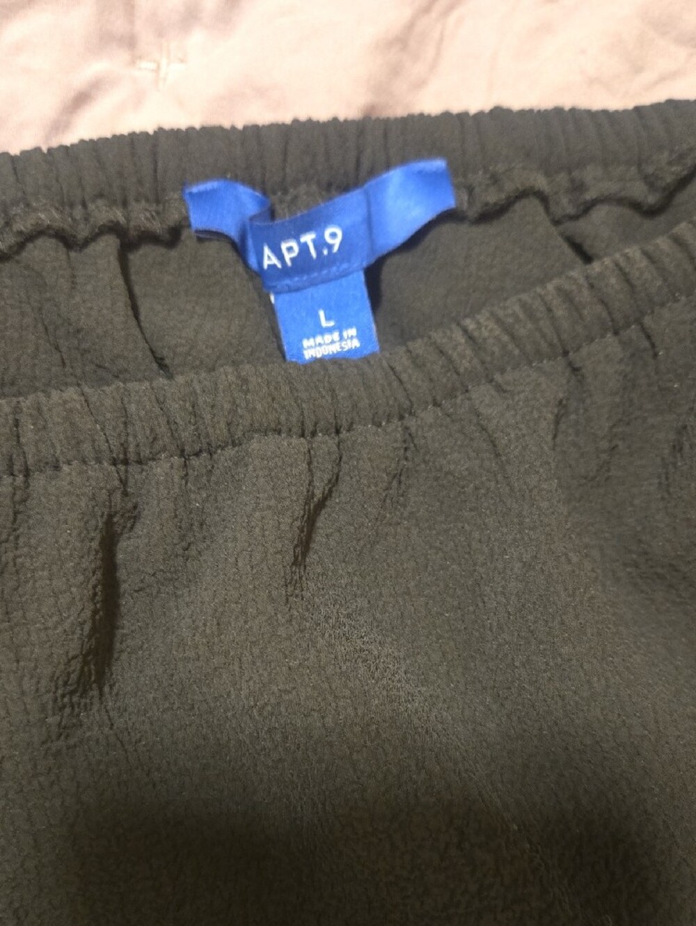 Apt. 9 Black One-Shoulder Ruffle Top - Picture 3 of 5
